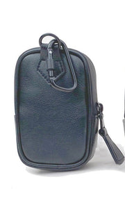 GENUINE LEATHER Smell-proof Mini Clip Case (Black Only)