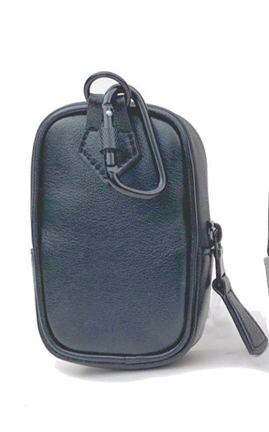 GENUINE LEATHER Smell-proof Mini Clip Case (Black Only)