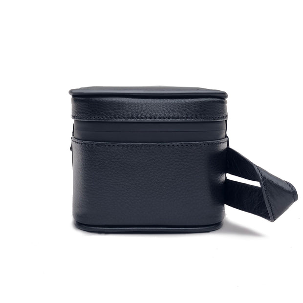 smell-proof Case made of genuine leather. combination lock and air-tight zipper for smell-proof storage, activated carbon smell-proof case. for odor-proof storage